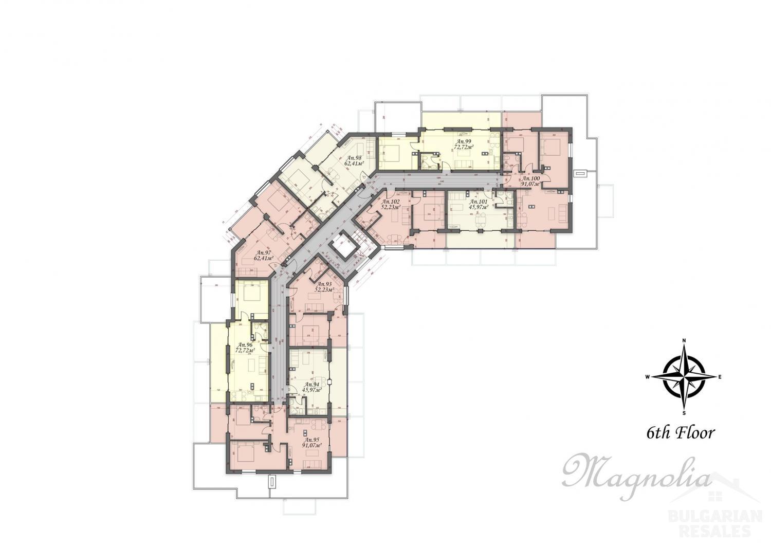 Магнолия Резиденс 10  ID: 5615 - Снимка 11