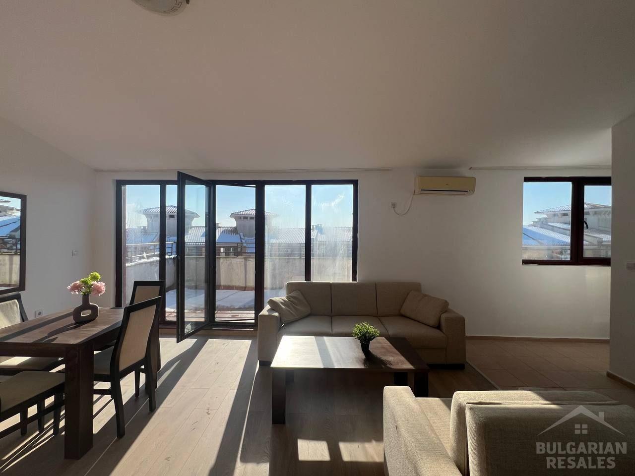 Първи ред! Евтино голямо студио с тераса ID: 5018 - Снимка 4