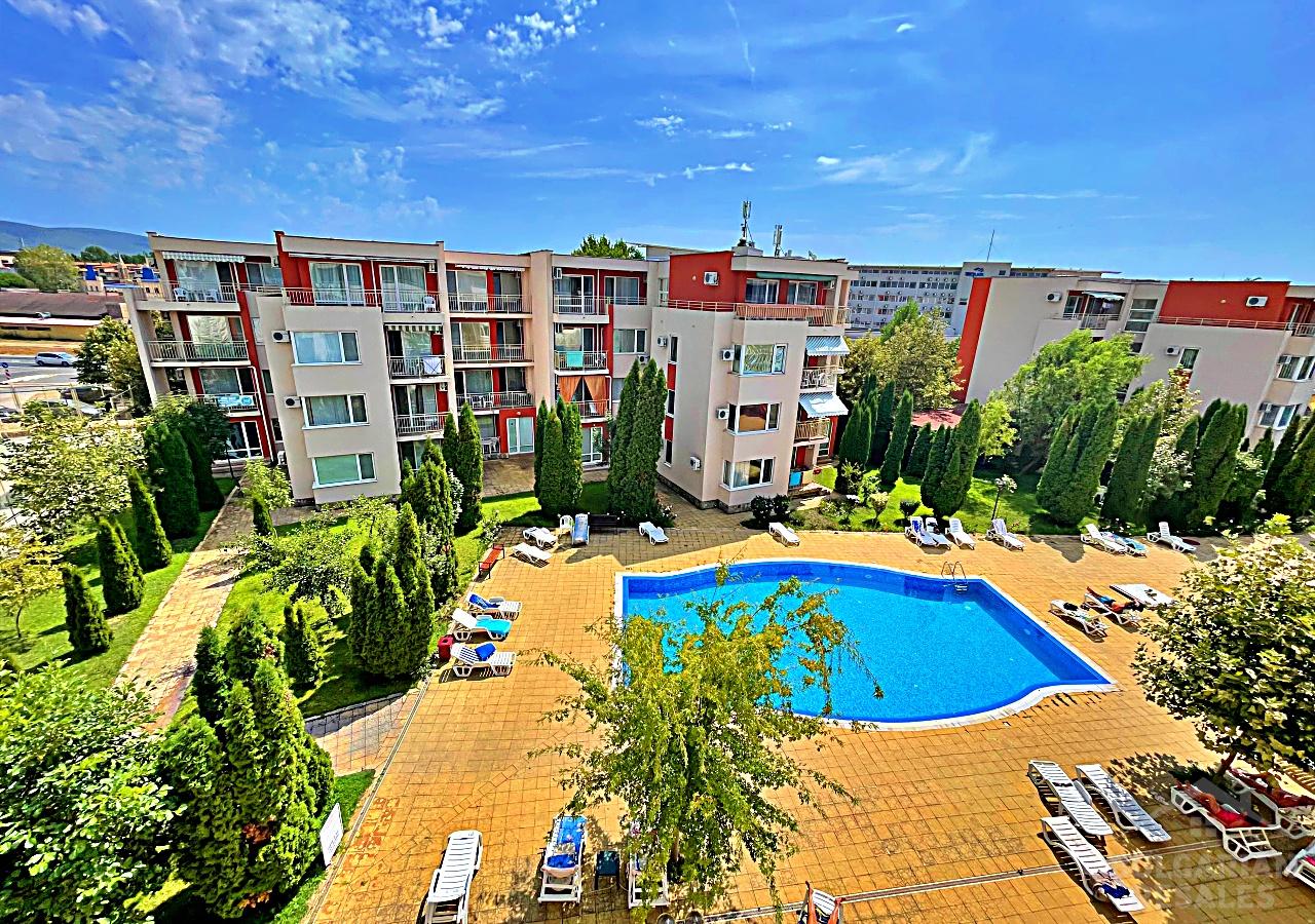 Вид на бассейн! Квартира в популярном комплексе ID: 4601 - Фото 8