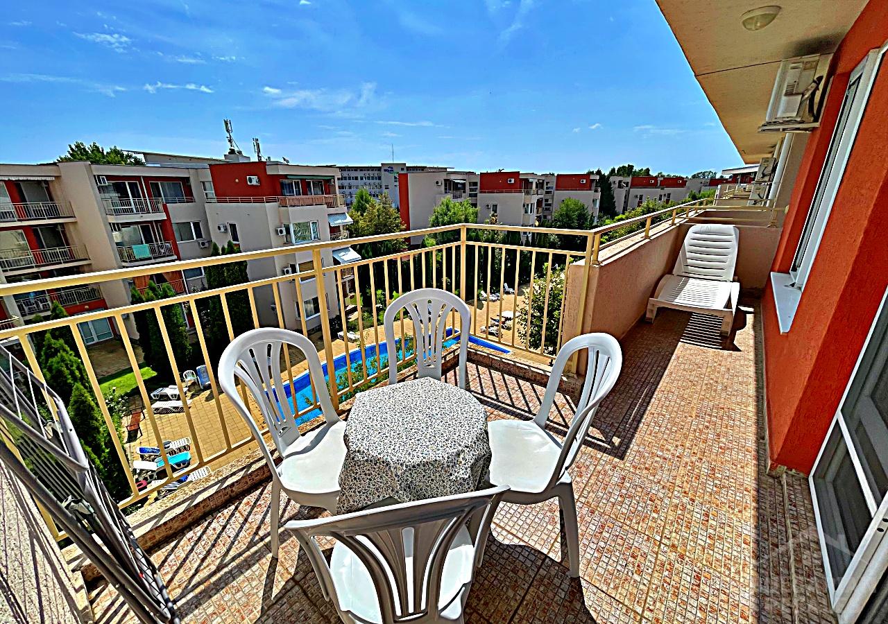 Вид на бассейн! Квартира в популярном комплексе ID: 4601 - Фото 6