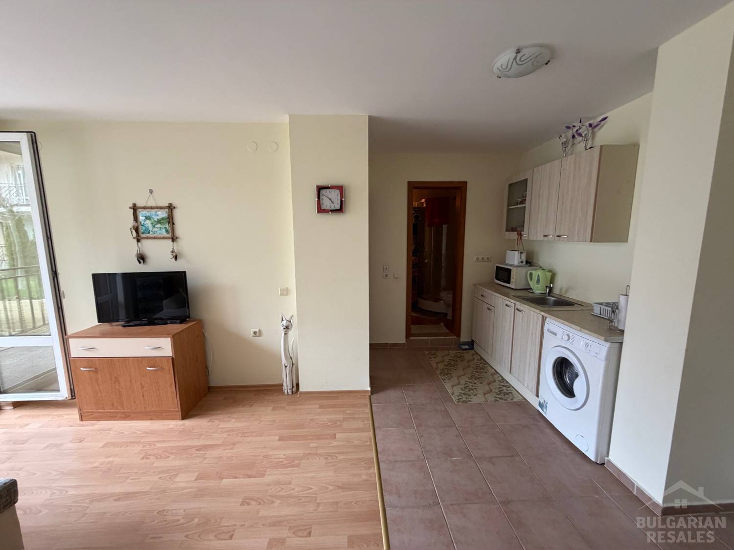 Вид на бассейн! Готовый апартамент в хорошем состоянии, комплекс 