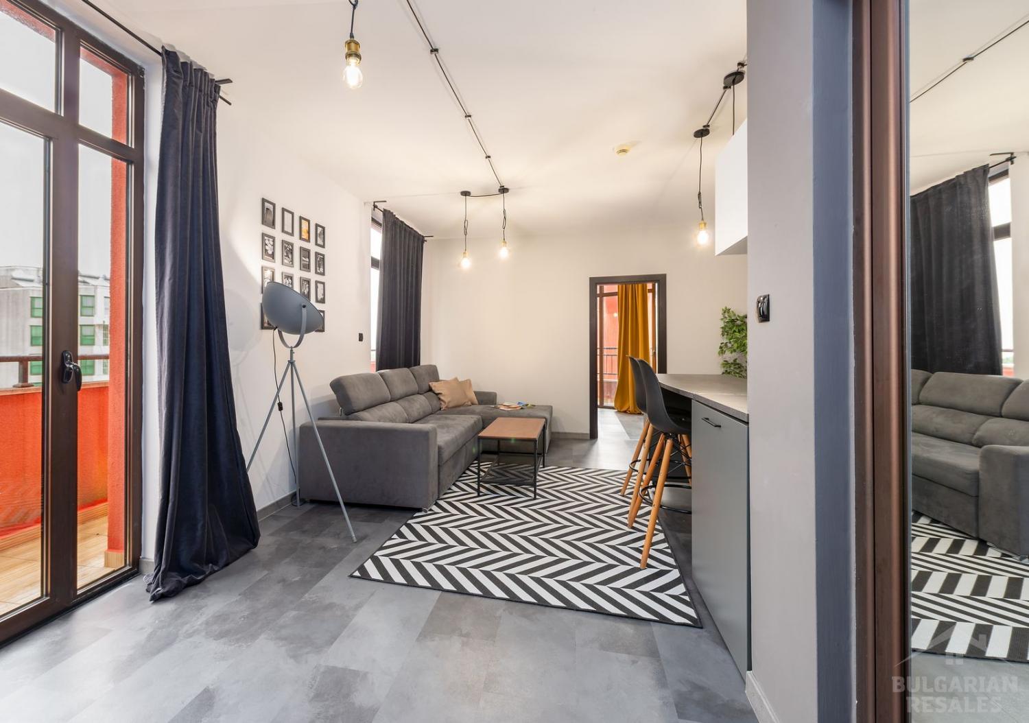 Kup apartament z designerskim remontem, apartamentowiec „Nobel”, kurort Słoneczny Brzeg. ID: 5864 - Фото6