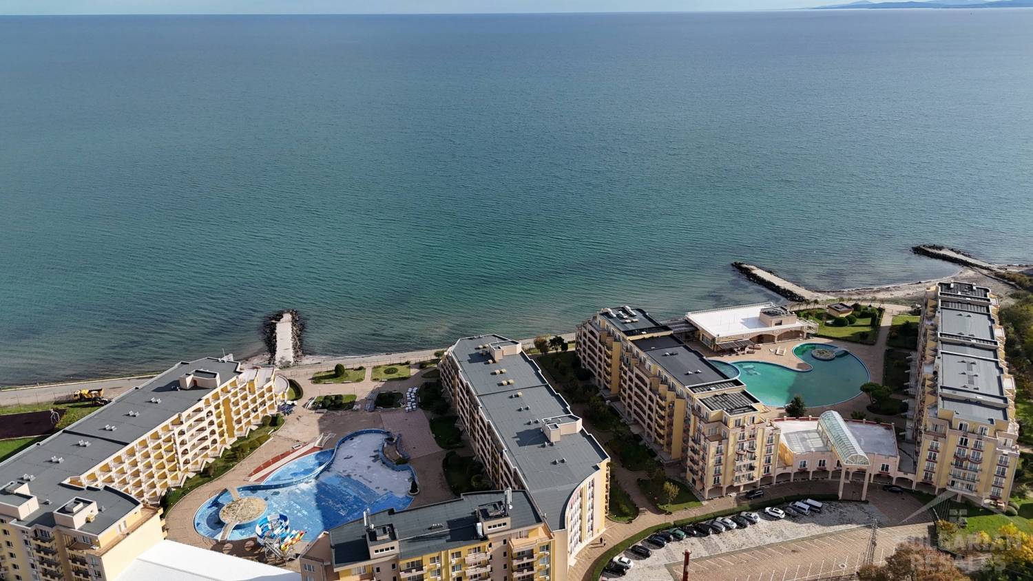 Две спальни, вид на море, комплекс 