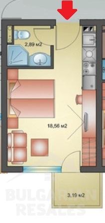 Przytulne studio z widokiem na basen ID: 1991 - Фото9