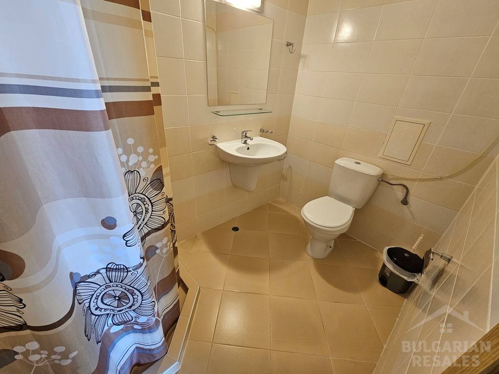 Изглед към басейна, студио за почивка в комплекс „Polo Resort“, Слънчев бряг ID: 5914 - Снимка 5