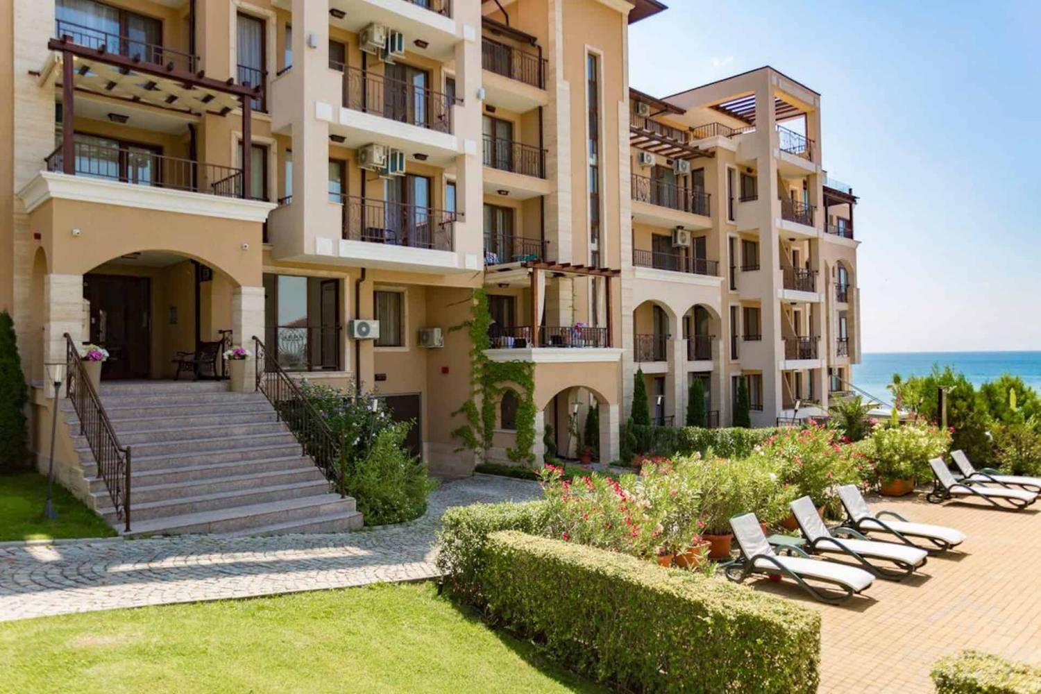 Penthouse z dużym tarasem i widokiem na morze, Sveti Vlas ID: 6361 - Фото14