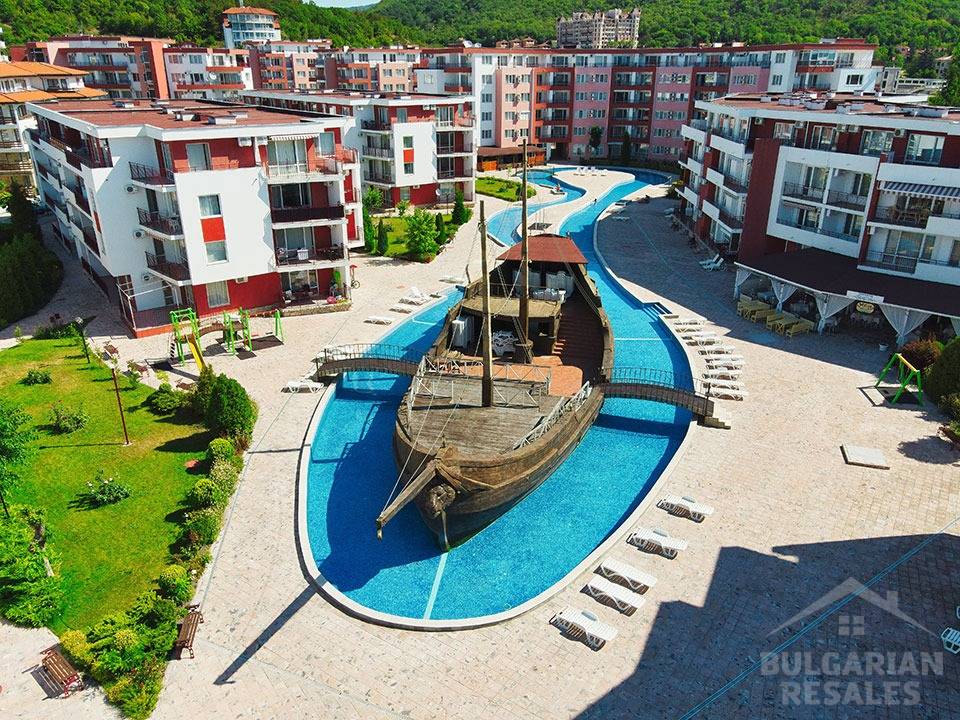 Mieszkanie w kompleksie „Privilege Fort Beach” z widokiem na morze i basen ID: 6392 - Фото16