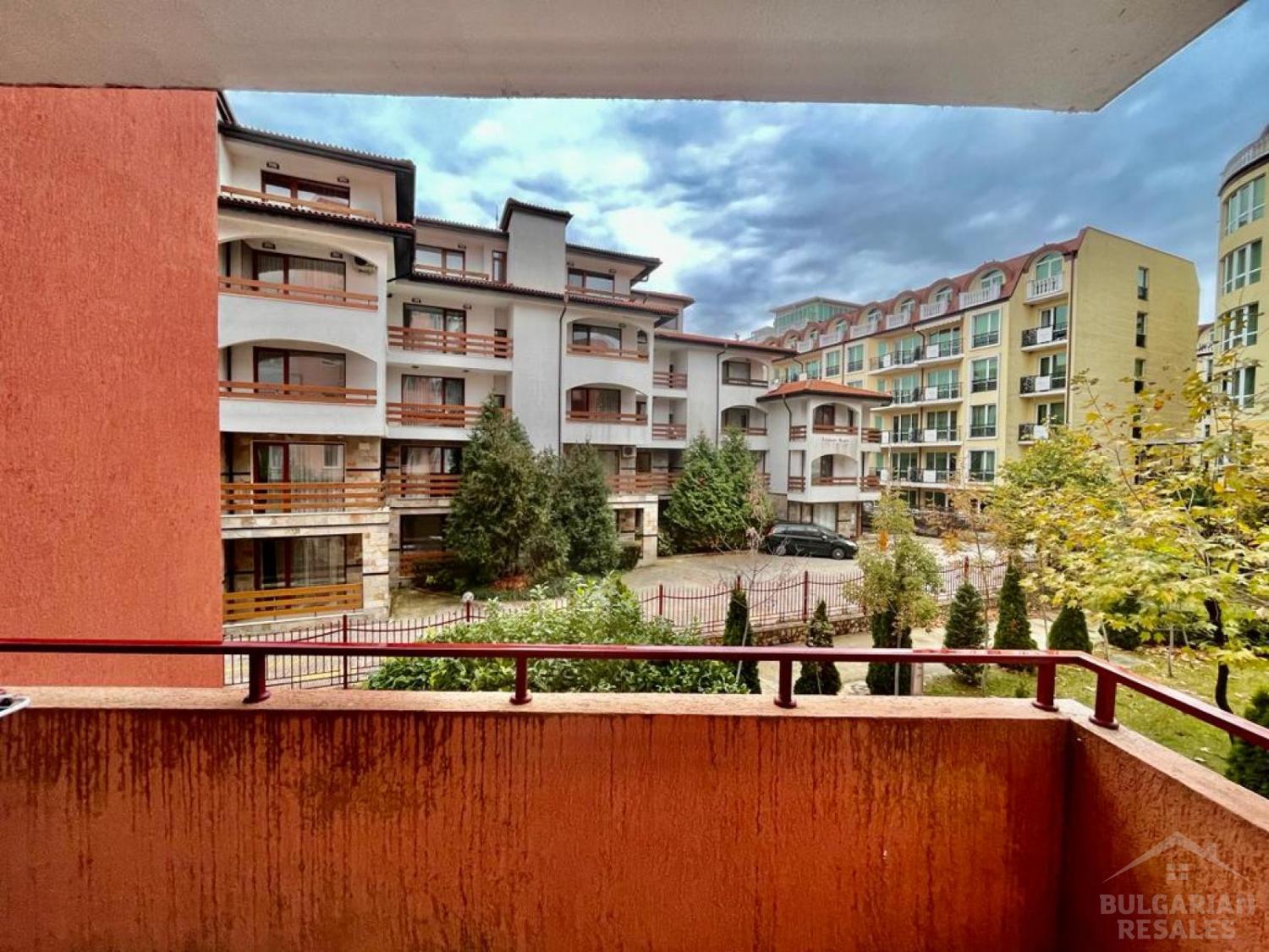 Studio z dużym balkonem w pierwszej linii kompleksu ID: 3842 - Фото13