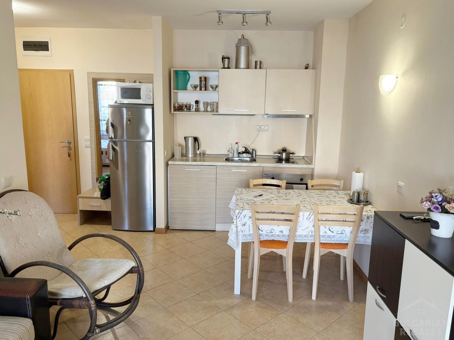 Widok na basen! Zainwestuj w nieruchomość w Słonecznym Brzegu ID: 5452 - Фото5