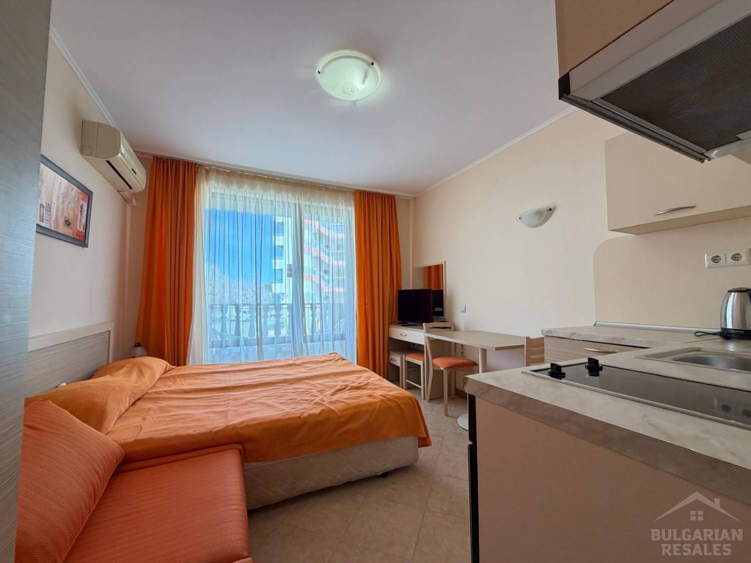 Útulný štúdio 500 m od mora, komplex „Royal Sun“, Slnečný breh ID: 6069 - Фото2