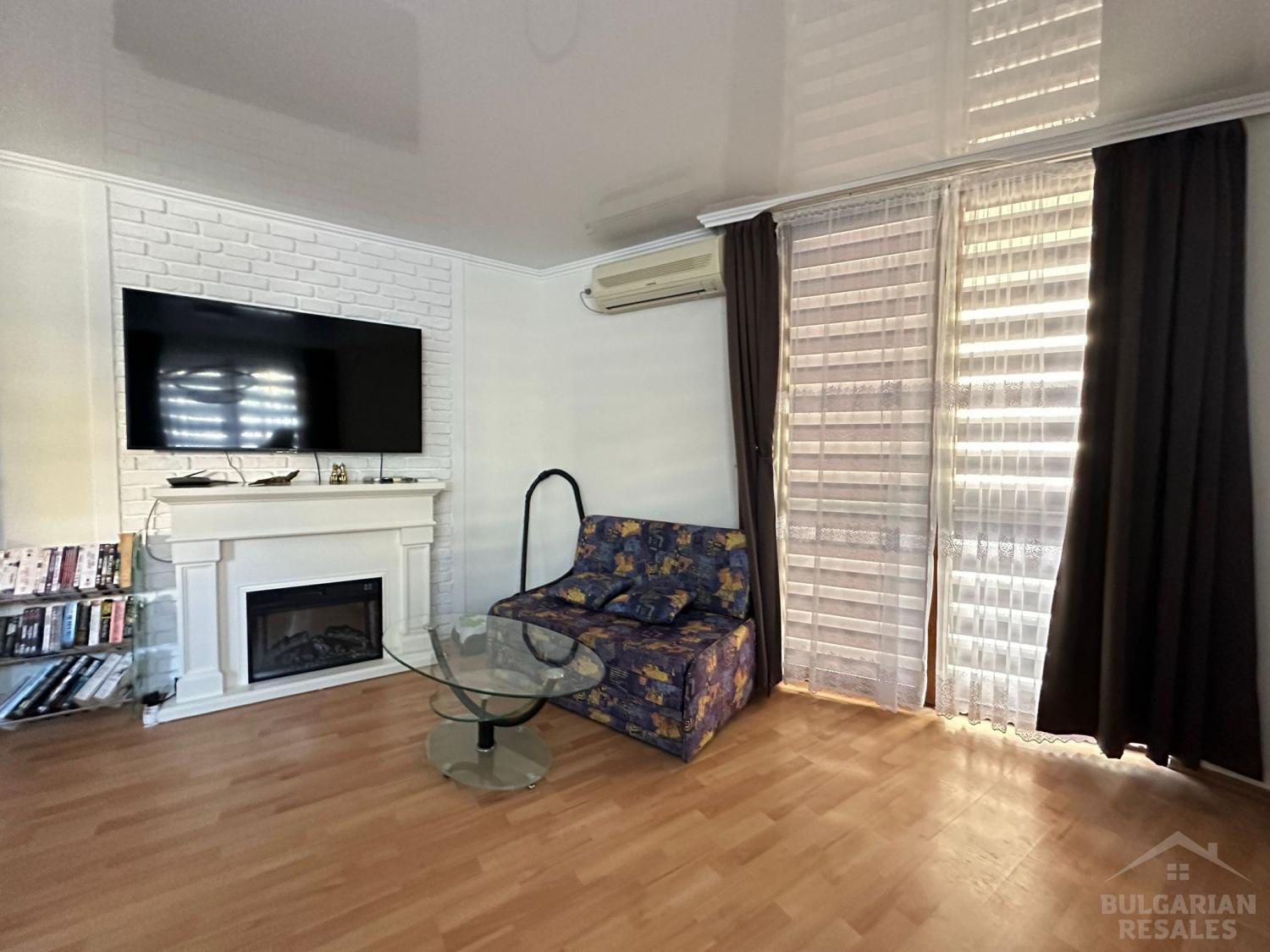 Вид на море и бассейн, 2 спальни, готовая к проживанию квартира ID: 5904 - Фото 11