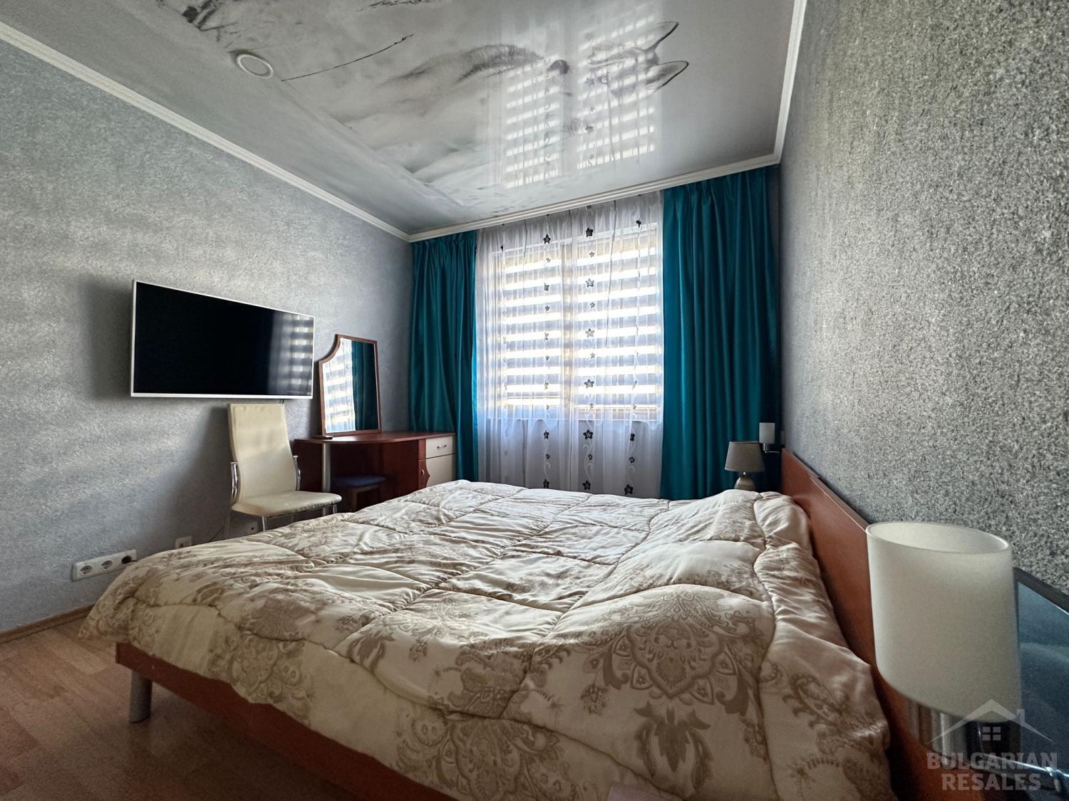 Вид на море и бассейн, 2 спальни, готовая к проживанию квартира ID: 5904 - Фото 2