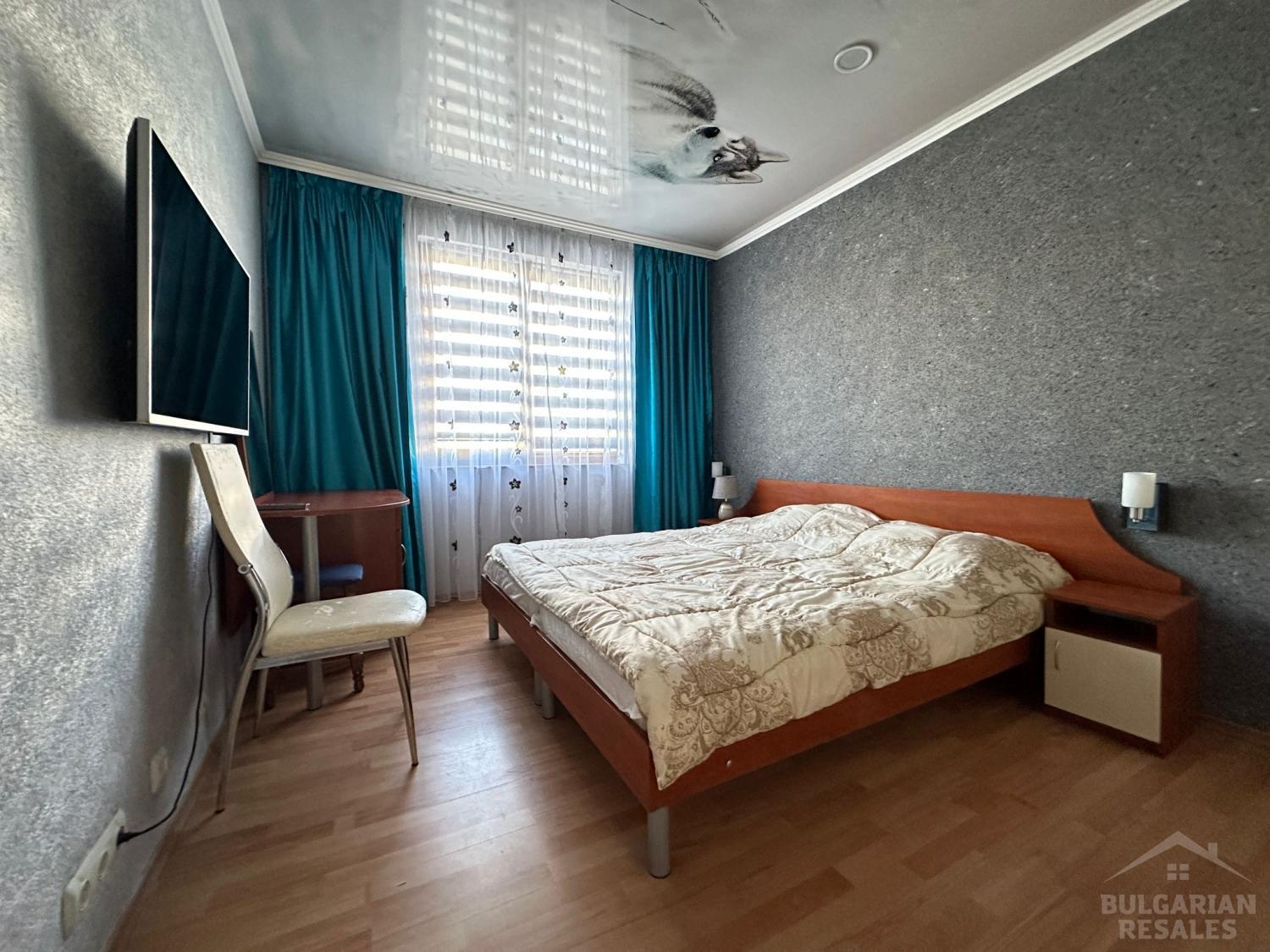 Вид на море и бассейн, 2 спальни, готовая к проживанию квартира ID: 5904 - Фото 5