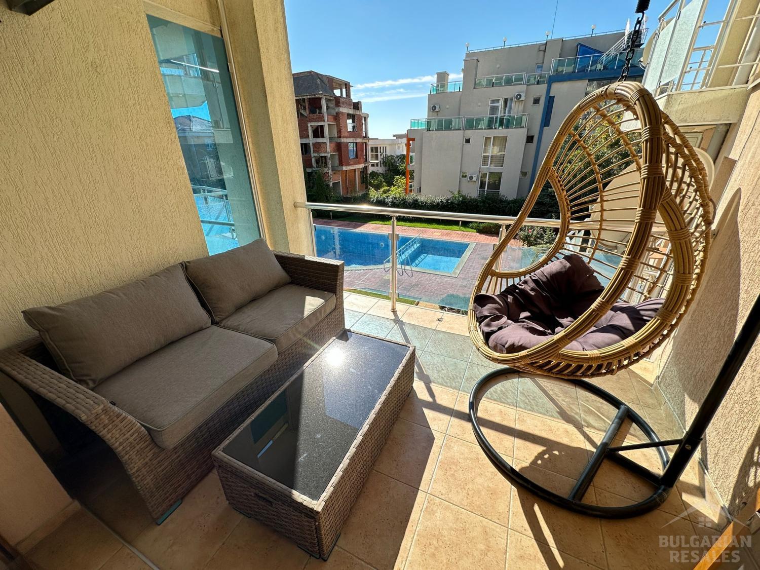 Изглед към морето и басейна, 2 спални, готов за нанасяне апартамент ID: 5904 - Снимка 15