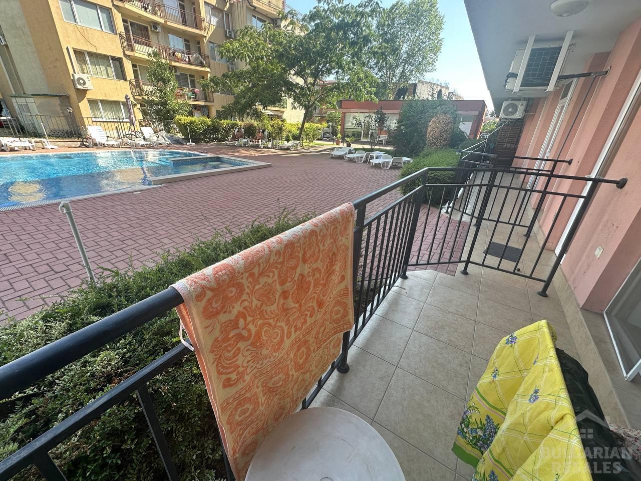 Евтин студио с изглед към басейна в Слънчев бряг ID: 5829 - Снимка 3