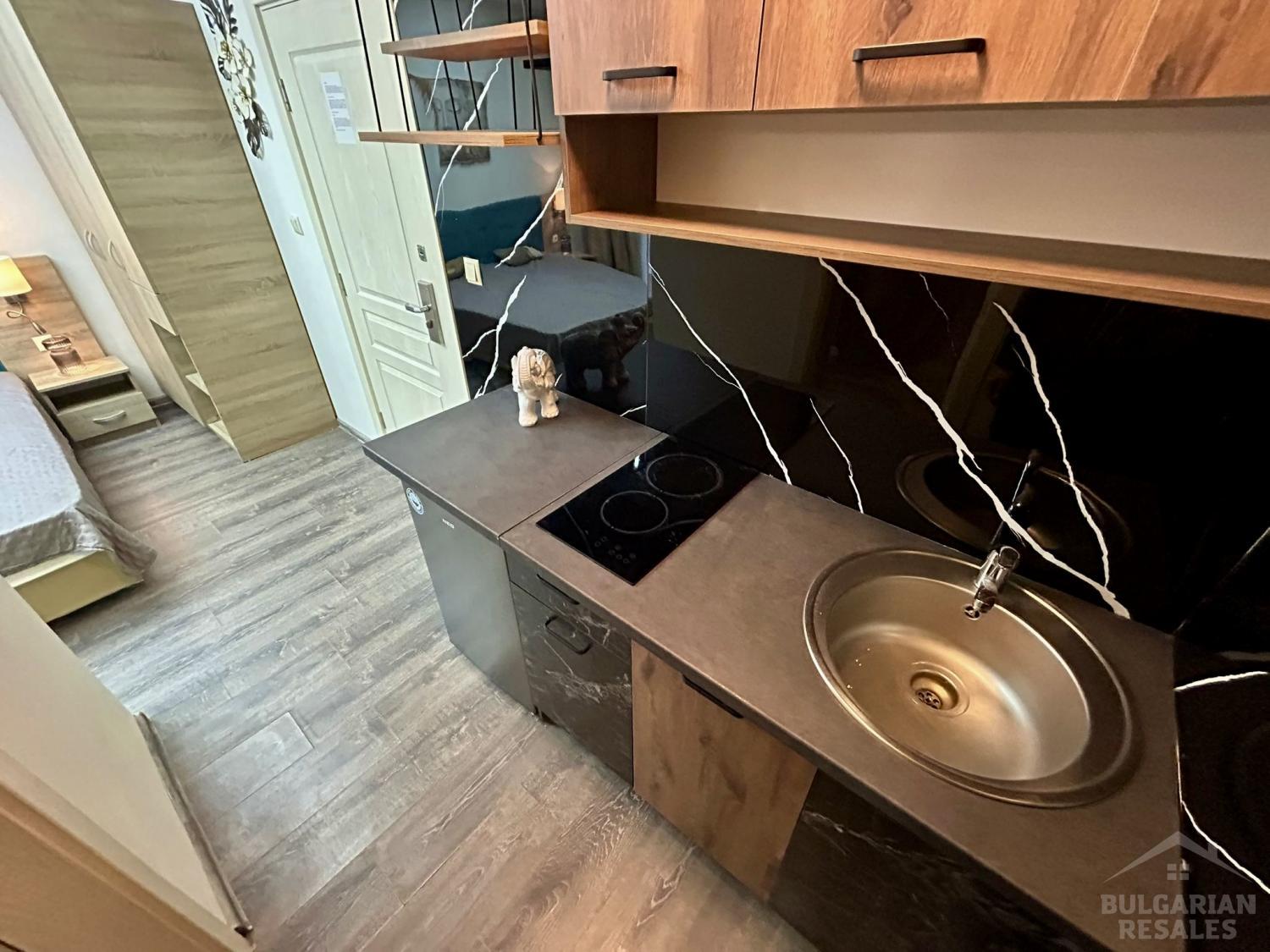 Výhodná investícia! Hotový štúdio s výhľadom na bazén ID: 5667 - Фото5