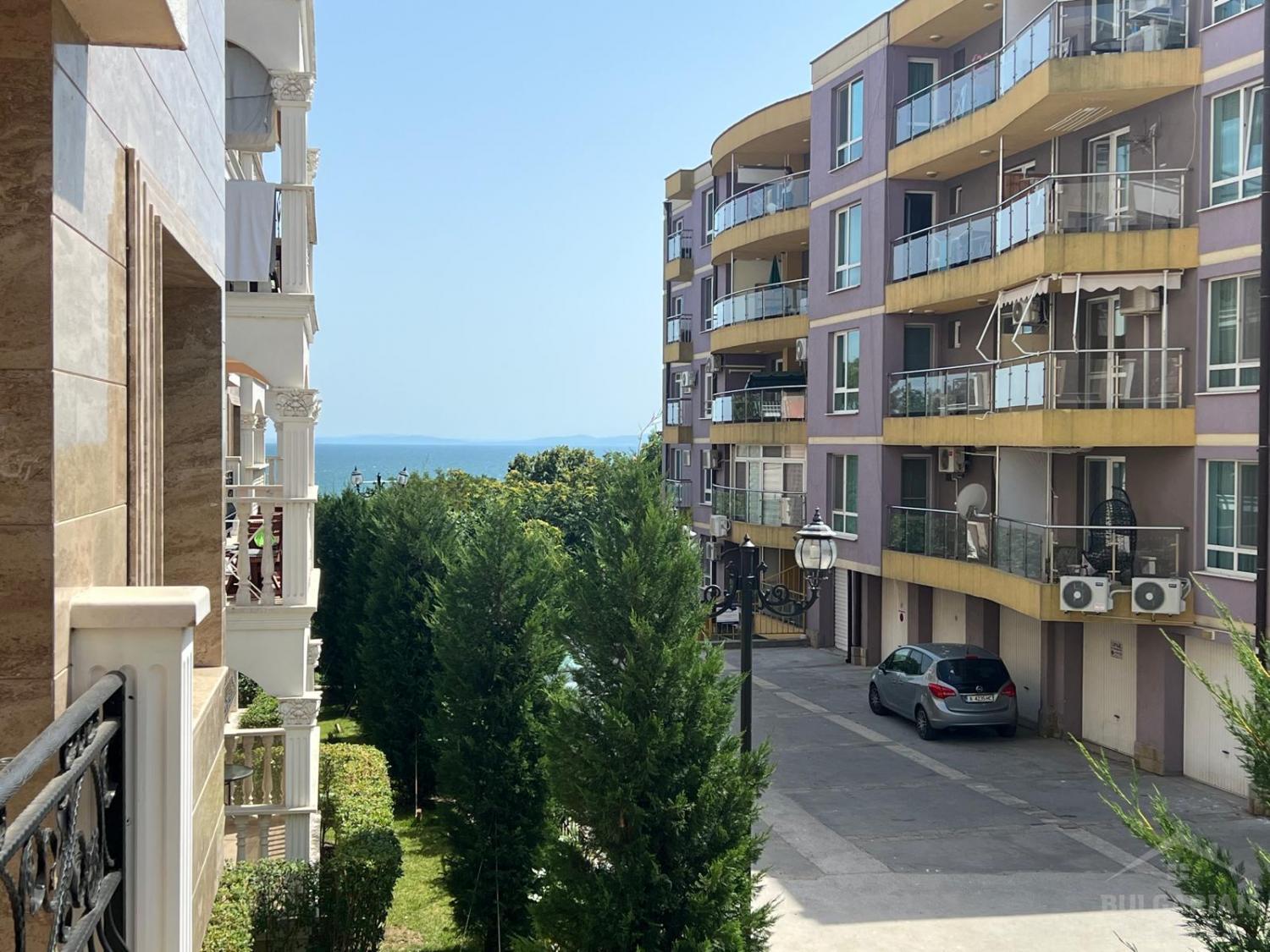 Современная студия с ремонтом, вид на море, комплекс 